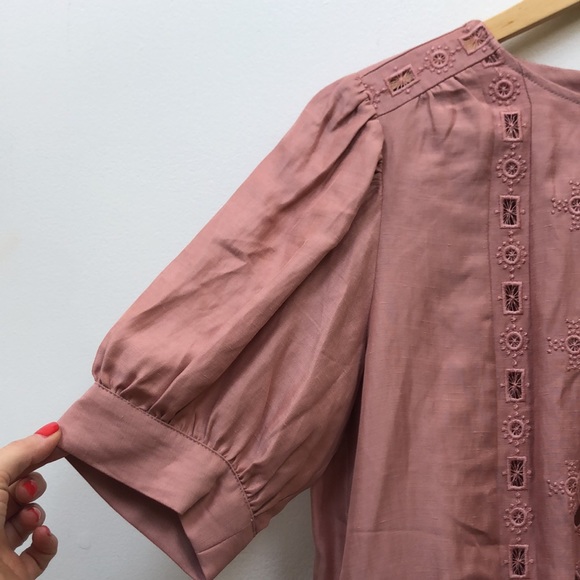 ba&sh bacary eyelet open back top - Picture 5 of 10